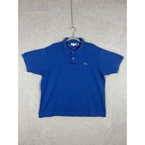 Lacoste Polo Shirt Mens Size XL Blue Classic Fit